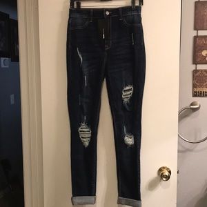 Dark Distressed jeans